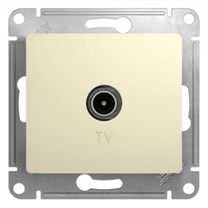 Коннектор GLOSSA TV антенна механизм бежевый (Systeme Electric) GSL000293