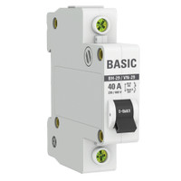 Выключатель нагрузки 1P 40А ВН-29 Basic (EKF) SL29-1-40-bas