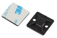 Площадка самоклеящаяся под хомуты 20х20 мм чёрная 50 штук NO-225-343 (ЭРА) Б0066747