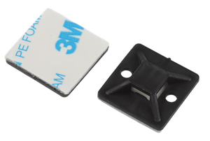 Площадка самоклеящаяся под хомуты 20х20 мм чёрная 50 штук NO-225-343 (ЭРА) Б0066747