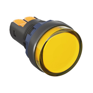 Индикатор сигнальный со встроенным диодом 220В, желтый (DKC) M22L-F220YPP