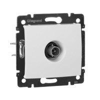 Розетка TV проходная белый VALENA (IEK) 774431