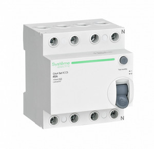 Выключатель дифференциального тока (ВДТ) 40А 4P 100мА Тип-AC 400В City9 Set (Systeme Electric) C9R56440