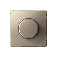 ARTGALLERY светорегулятор (диммер) повор-нажим, LED, RC, 400Вт, механизм, шампань (Systeme Electric) GAL000523