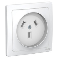 BLANCA PRO розетка силовая скрытой установки  с заземлением, 32А, 250В, белый (Systeme Electric) BLNSR003231RU