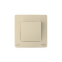 BLANCA С/У IP44 1-клавишный ПЕРЕКЛЮЧАТЕЛЬ (сх.6), 10AX, 250В, БЕЖЕВЫЙ (Systeme Electric) BLNVS410607