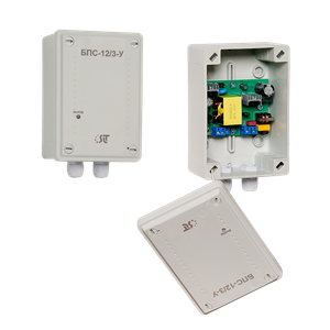 Блок питания стабилизированный БПС-12/3-У (уличный) (SLT) 11260