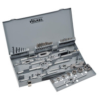 Набор метчиков и плашек M3-M12 HSS-G 44пр (Volkel) V49111