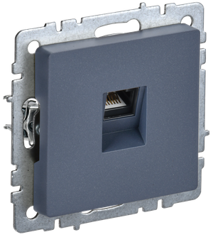 BRITE Розетка компьютерная RJ45 кат.5E РК10-БрМ маренго (IEK) BR-K10-1-K35