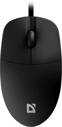 Мышь проводная оптическая Azora MB-241, 3D, 1200dpi, 1,8м, черный (Defender) 52241