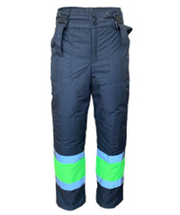 Брюки утеплённые мужские ИТР цв. т.серый, лимон 52-54 104-108/170-176 (Эталон-Спецодежда) 130680