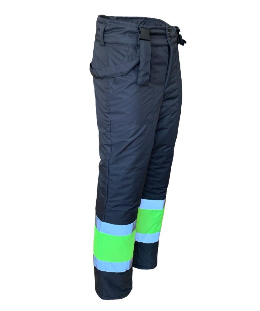 Брюки утеплённые мужские ИТР цв. т.серый, лимон 56-58 112-116/170-176 (Эталон-Спецодежда) 130680