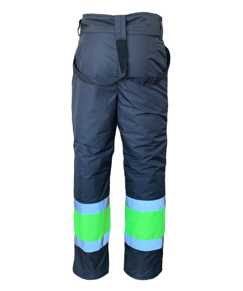 Брюки утеплённые мужские ИТР цв. т.серый, лимон 56-58 112-116/170-176 (Эталон-Спецодежда) 130680