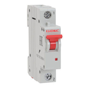 Выключатель автоматический модульный YON MD63 1P 25А C 6kA (DKC) MD63-1C25-6