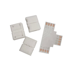 Набор коннекторов для светодиодной RGB ленты 5050 10мм Т-образный RGB 3014/5050/5060/5630 Basic (GAUSS) BT430