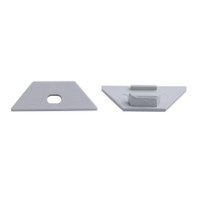 Заглушки для углового профиля светодиодной ленты 2 заглушки в пакете Аксессуары (GAUSS) BT482