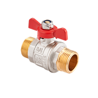 Кран шаровый 1/2' НН ручка бабочка (MVI) BV.515.04