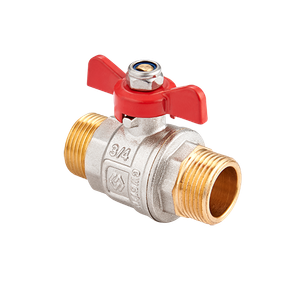 Кран шаровый 1/2' НН ручка бабочка (MVI) BV.515.04