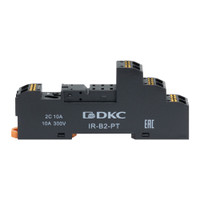Колодка c клеммами push-in для реле на 2 группы: IR-24DC/230AC-2CO (DKC) IR-B2-PT