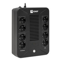 Источник бесперебойного питания E-Power Home 1000 ВА, 600Вт,8хSchuko,USB,RJ45 (EKF) SSW-1000