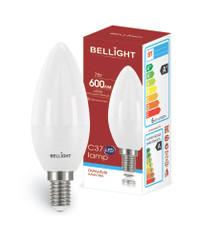 Лампа LED 7Вт 3000K 600Лм E14  Свеча Bellight (BELLIGHT) 88297883