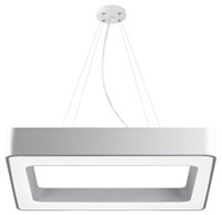 Светильник подвесной светодиодный 60Вт 5500Лм 4000K IP40 600х80 белый Geometria Quadro SPO-161-W-40K-060 драйвер внутри (ЭРА) Б0058892