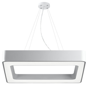 Светильник подвесной светодиодный 60Вт 5500Лм 4000K IP40 600х80 белый Geometria Quadro SPO-161-W-40K-060 драйвер внутри (ЭРА) Б0058892