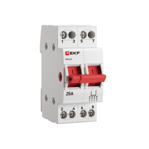 Переключатель трехпозиционный ТПС-63 2P 25А PROxima (EKF) TPS225
