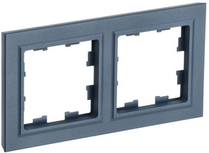 BRITE Рамка 2 поста РУ-2-БрМ маренго (IEK) BR-M22-K35