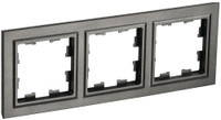 BRITE Рамка 3 поста РУ-3-БрТБ темная бронза (IEK) BR-M32-K45