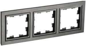 BRITE Рамка 3 поста РУ-3-БрТБ темная бронза (IEK) BR-M32-K45