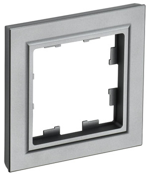 BRITE Рамка 1 пост РУ-1-БрС сталь (IEK) BR-M12-K46