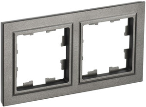 BRITE Рамка 2 поста РУ-2-БрШ шампань (IEK) BR-M22-K37