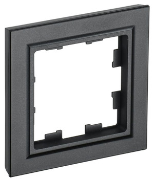 BRITE Рамка 1 пост РУ-1-БрЧ черный (IEK) BR-M12-K02