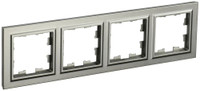 BRITE Рамка 4 поста РУ-4-БрШ шампань (IEK) BR-M42-K37