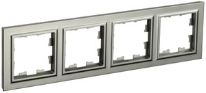 BRITE Рамка 4 поста РУ-4-БрШ шампань (IEK) BR-M42-K37