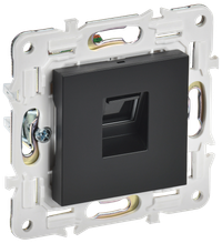 SKANDY Розетка компьютерная RJ45 кат.5E SK-K01Bl черный IEK (IEK) SK-K10-1-K02