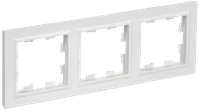 BRITE Рамка 3-местная РУ-3-БрАБ арктический белый IEK (IEK) BR-M32-K91