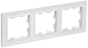 BRITE Рамка 3-местная РУ-3-БрАБ арктический белый IEK (IEK) BR-M32-K91