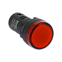 Лампа AD16-22HS LED матрица 22мм красный (EKF) ledm-ad16-r