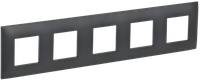 SKANDY Рамка 5-местная SK-F05T титан IEK (IEK) SK-M52-K48