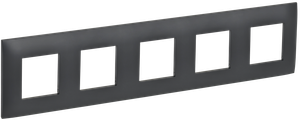 SKANDY Рамка 5-местная SK-F05T титан IEK (IEK) SK-M52-K48