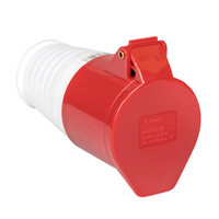 Розетка кабельная 16А 3Р+Е IP44 переносная 380В (EKF) ps-214-16-380