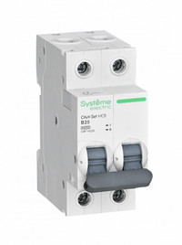 Выключатель автоматический двухполюсный 25А B 4.5kA 230В City9 Set (Systeme Electric) C9F14225