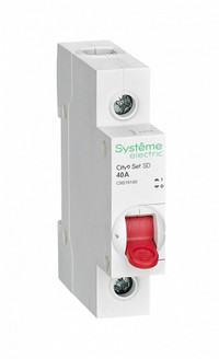 Выключатель нагрузки (ВН) 1P 40А 230В City9 Set (Systeme Electric) C9S16140