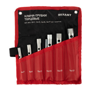 Набор ключей-трубок торцевых 8-17 мм (REXANT) 12-5874-2