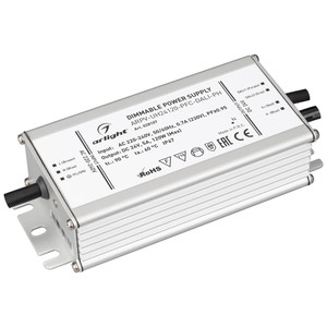Блок питания ARPV-UH24120-PFC-DALI-PH (24V, 5.0A, 120W) (ARL, IP67 Металл, 7 лет) (Arlight) 028107