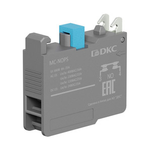 Контактный блок с клеммными зажимами под винт, нормально-открытый (DKC) MC-NOPS