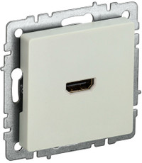 BRITE Розетка HDMI РHDMI-0-БрКр бежевый (IEK) BR-H10-K10