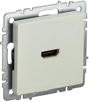 BRITE Розетка HDMI РHDMI-0-БрКр бежевый (IEK) BR-H10-K10